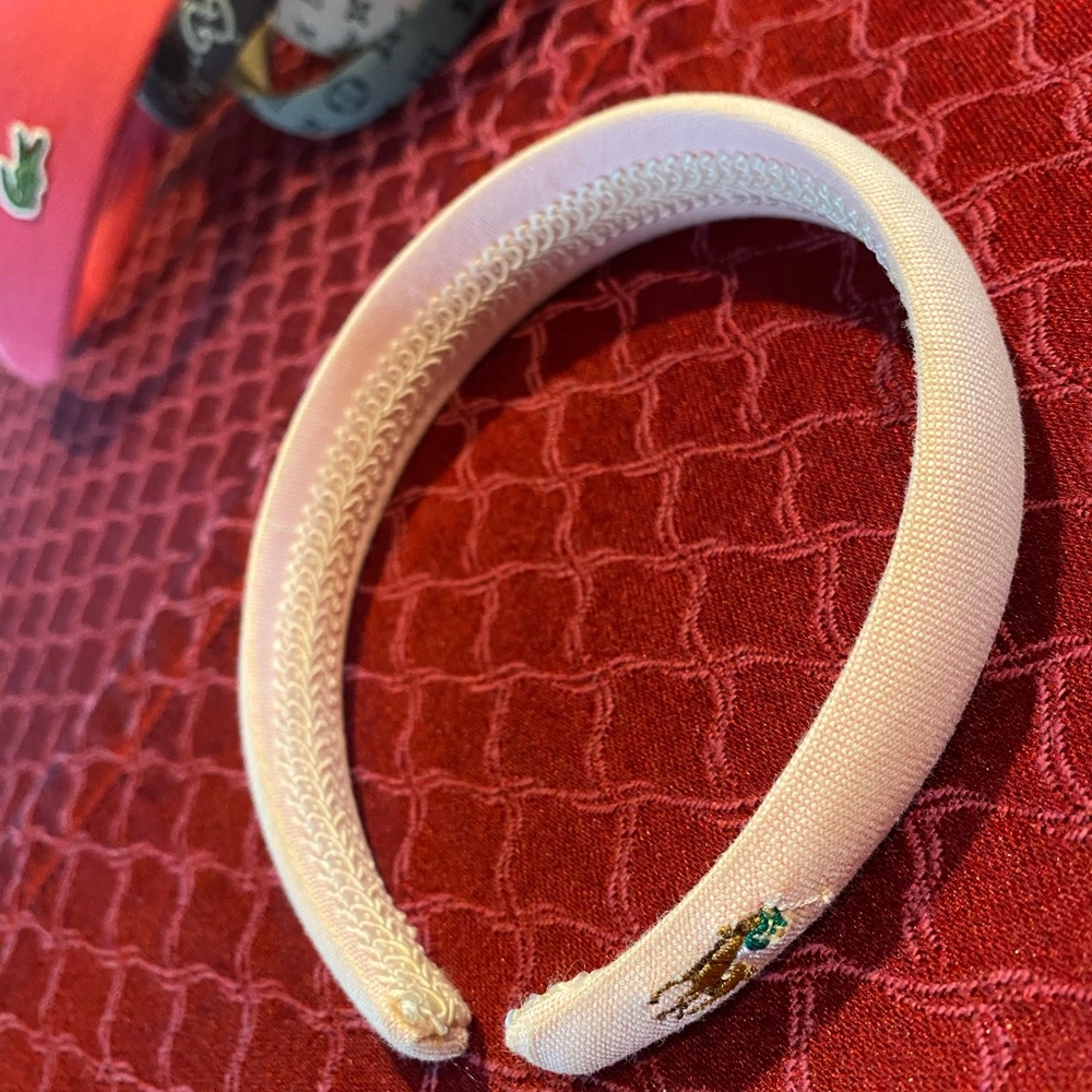 Ralph Lauren Headband in Classic Oxford Light Pink